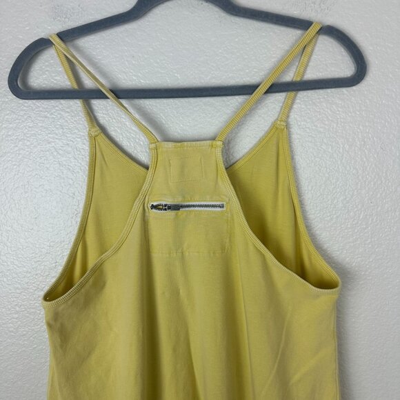 Free People Hot Shot Onesie Jumpsuit XS Yellow Boho Loungewear Soft Stretch - Picture 11 of 11